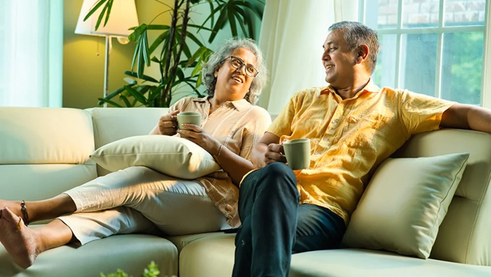 Abstract futuristic blue circle